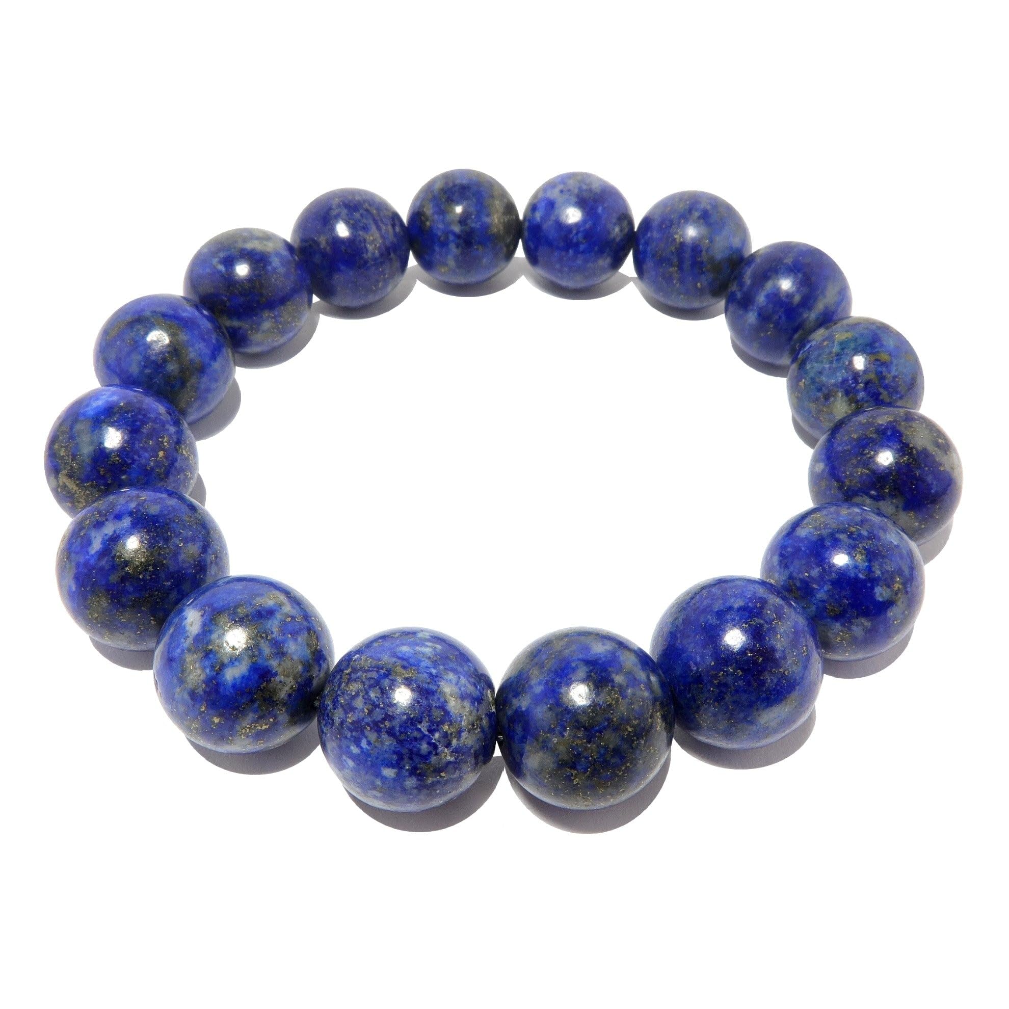 Royal Blue Lapis Lazuli Satin Crystal Bracelet - Elegant & Sophisticated Jewelry for Women, Perfect for Evening Parties, Weddings & Special Occasions