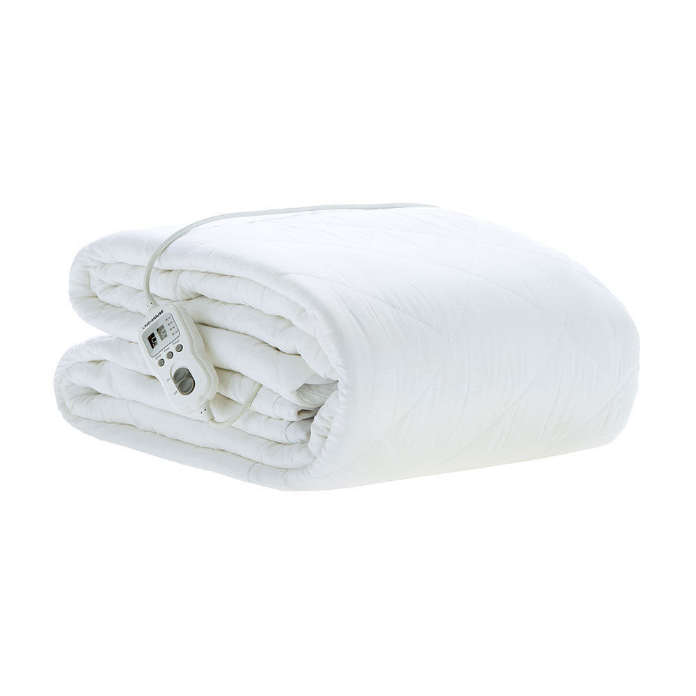 Heated Electric Blanket with Multi-Zone Warming - Queen Size for Double Bed - Perfect for Cold Nights, Winter Comfort & Cozy Home Use