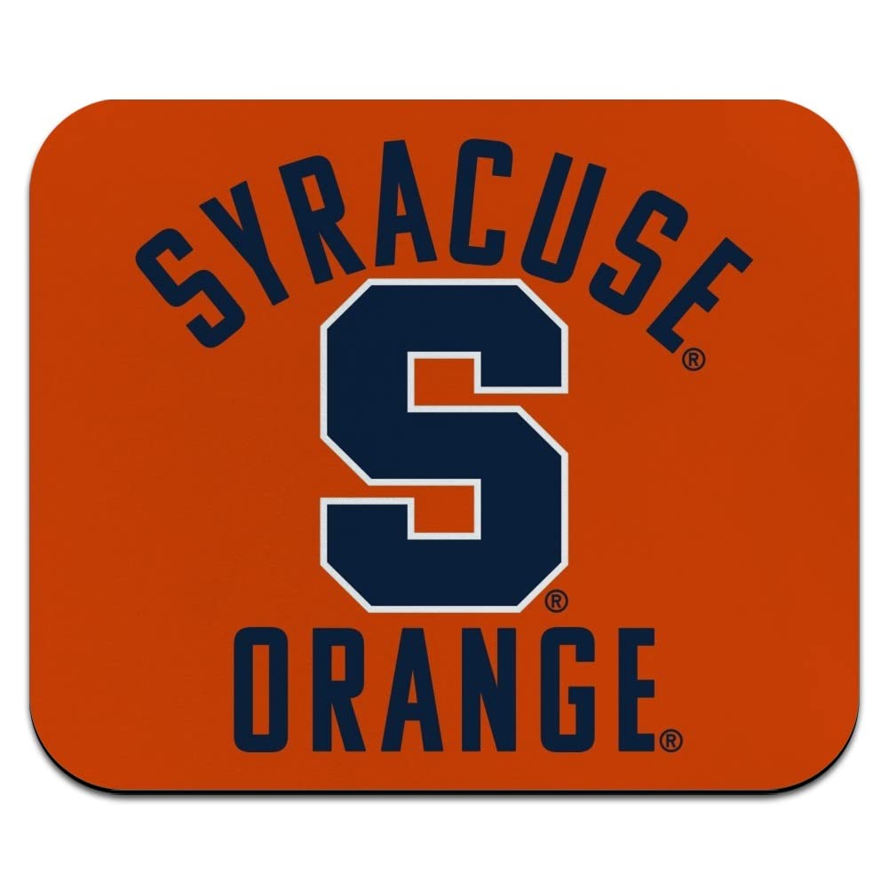Syracuse University Orange Low Profile Thin Mouse Pad - Non-Slip Gaming & Office Desk Mat for Computers, Laptops - Perfect for Work, Study & Gaming Setups