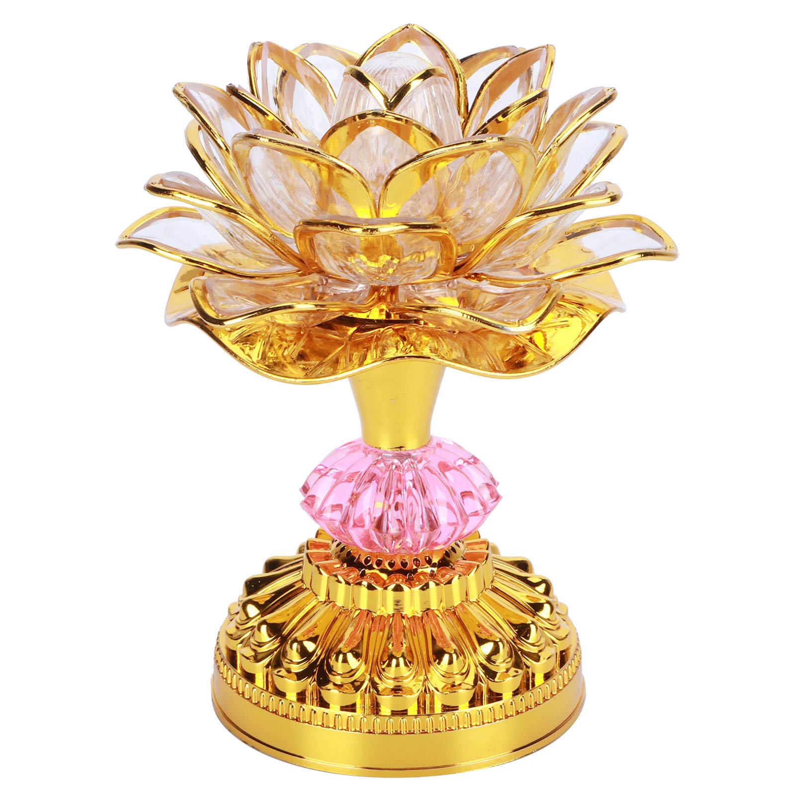 7-Color Changing LED Buddhist Lamp - Temple Light for Meditation & Prayer, Buddhist Decor Supplies, 100-240V US Plug | Perfect for Home Altars, Yoga Studios & Spiritual Spaces
