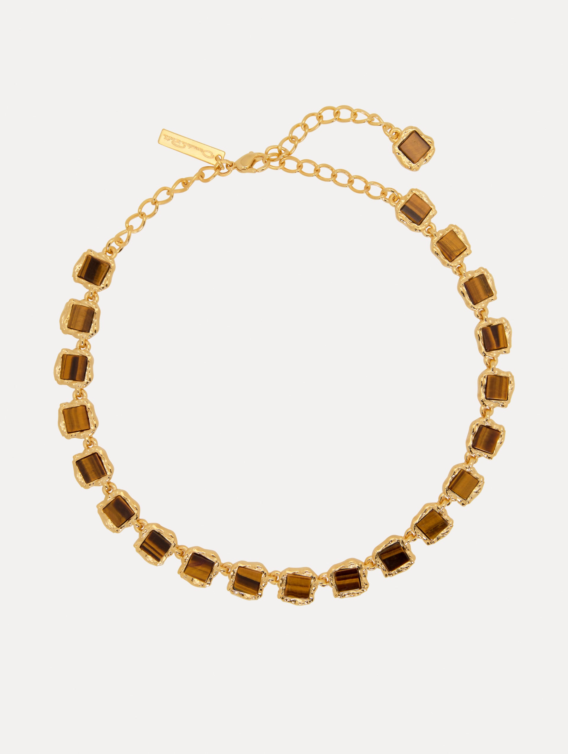 Square Stone Necklace for Women - Minimalist Geometric Pendant Jewelry - Perfect for Everyday Wear, Office & Casual Outfits