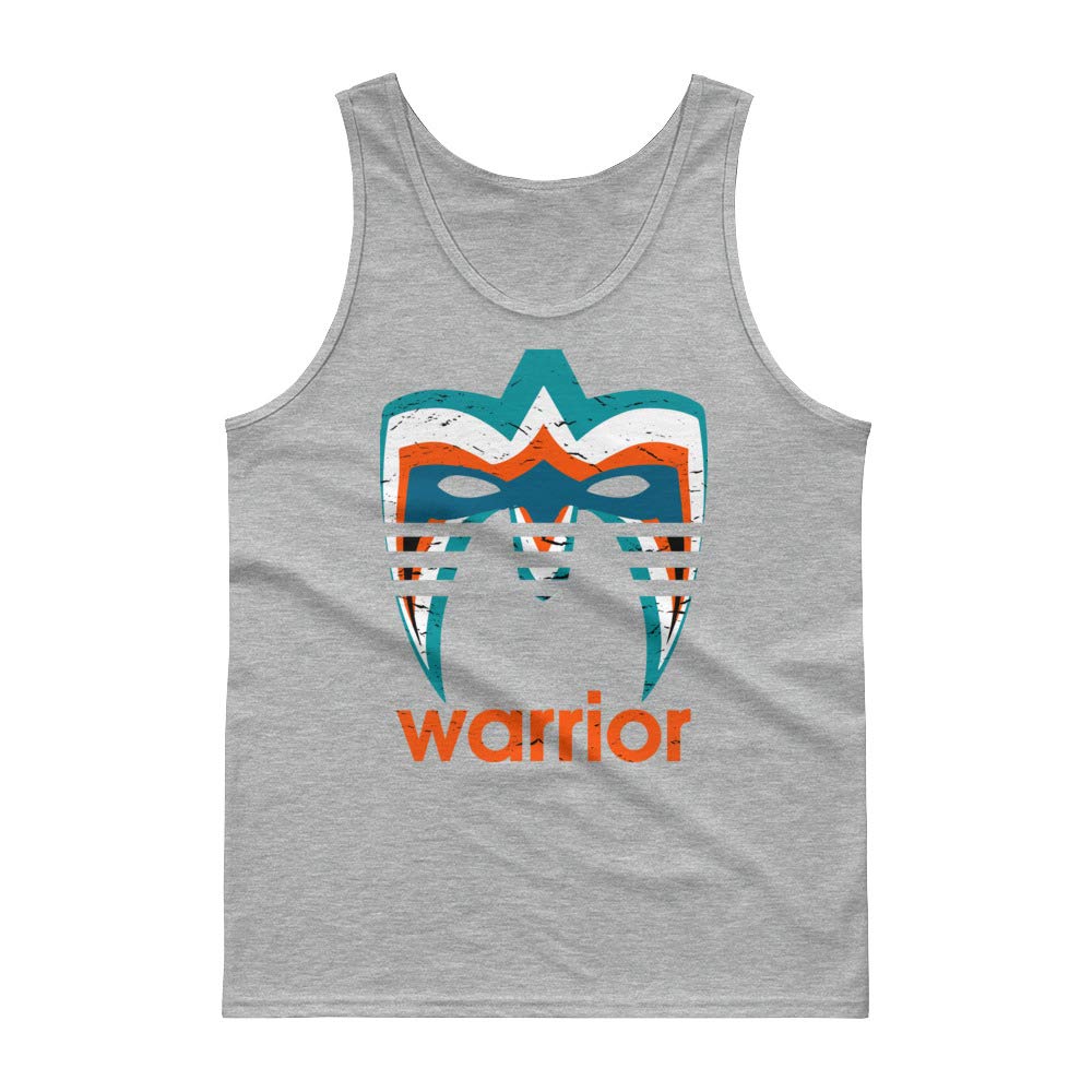 Ultimate Warrior Face Paint Miami Tank Top - Bold Graphic Muscle Tee for Cosplay, Halloween & Gym Workouts