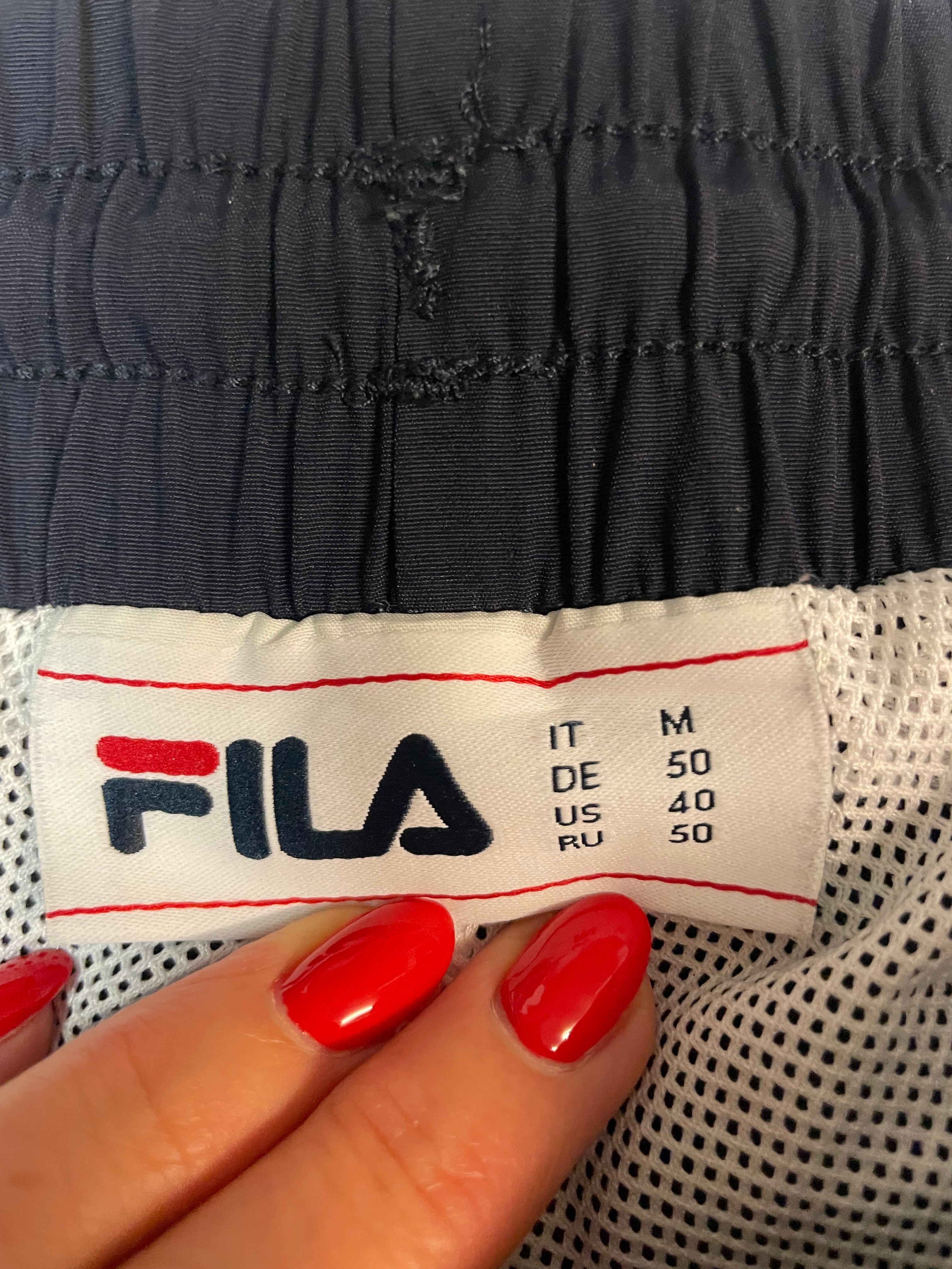Fila Vintage Trackpants for Men - Baggy Retro Joggers with Side Stripes (Style S 2228) | 90s Streetwear, Casual Lounge Pants for Gym & Hip Hop Fashion