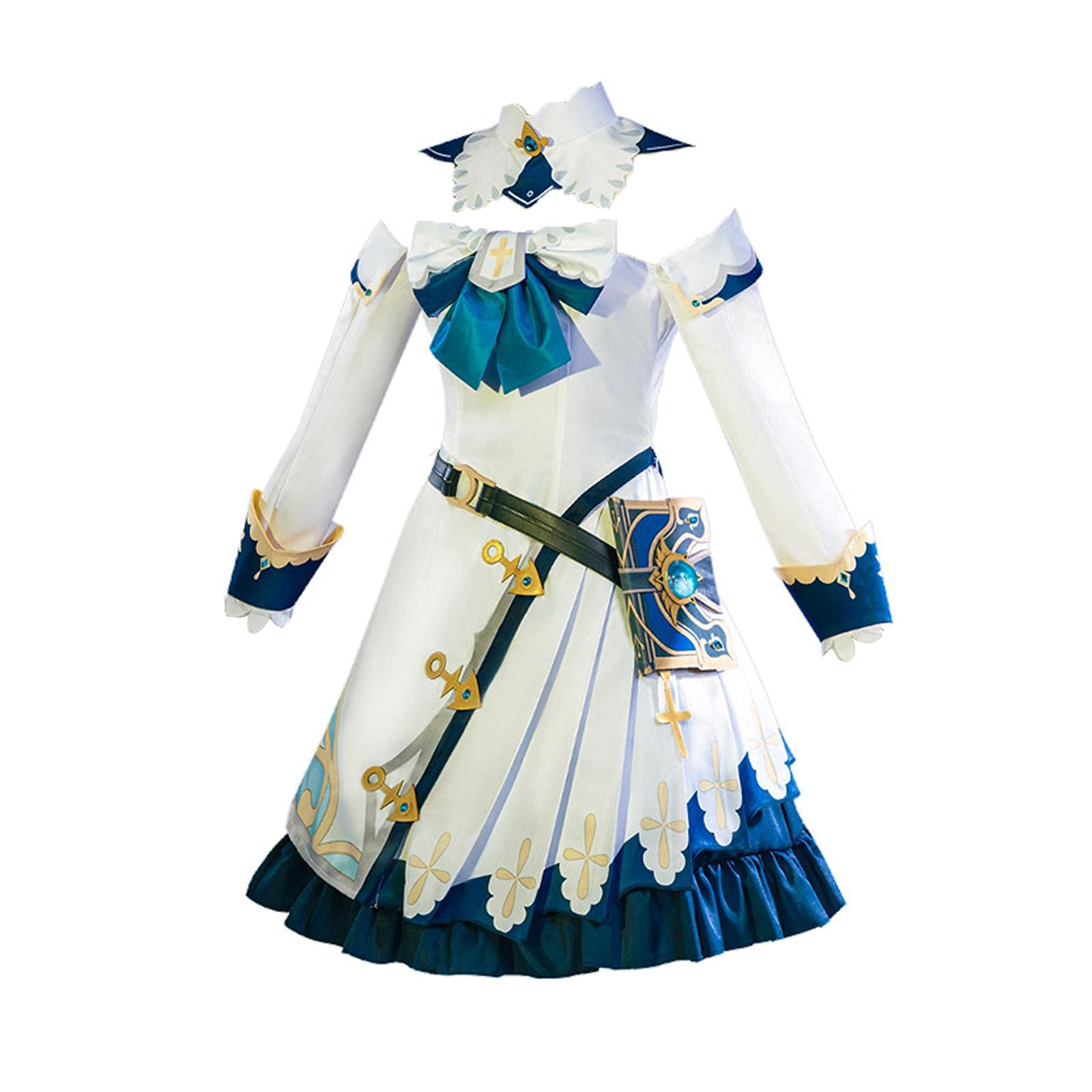 Genshin Impact Barbara Cosplay Costume - Anime Game Character Halloween Carnival Dress Suit for Women | Perfect for Cosplay Events, Halloween Parties, and Anime Conventions
