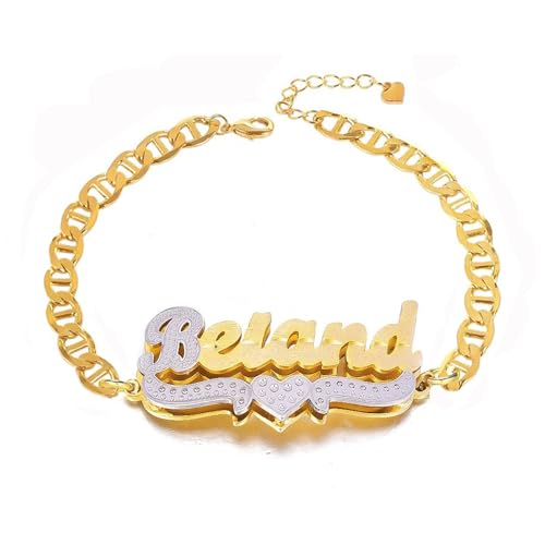 Double Plated Name Bracelet Style 1213