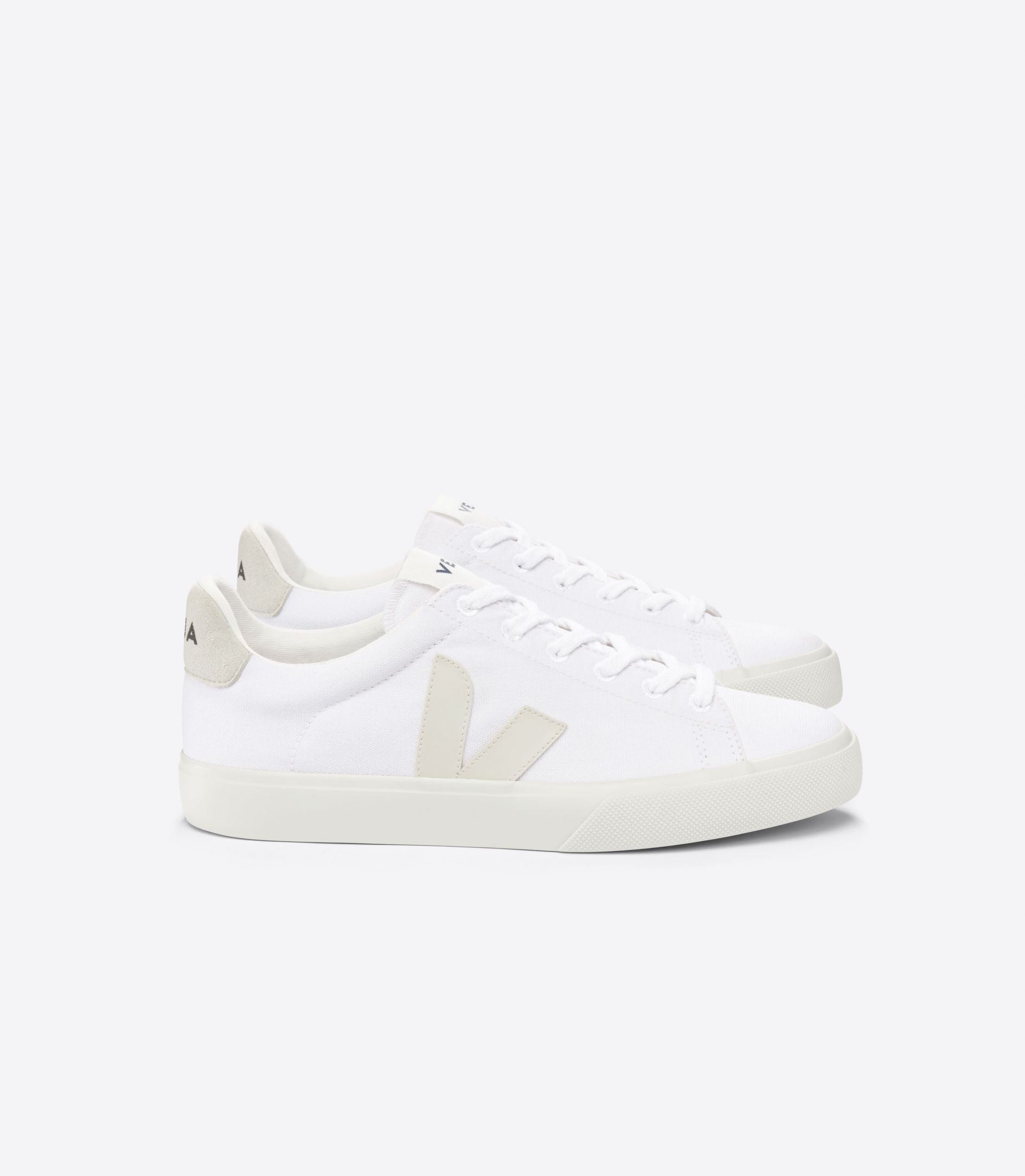 VEJA Campo White Leather Sneakers - Eco-Friendly Vegan Shoes for Men & Women | Perfect for Casual Wear, Work & Sustainable Fashion