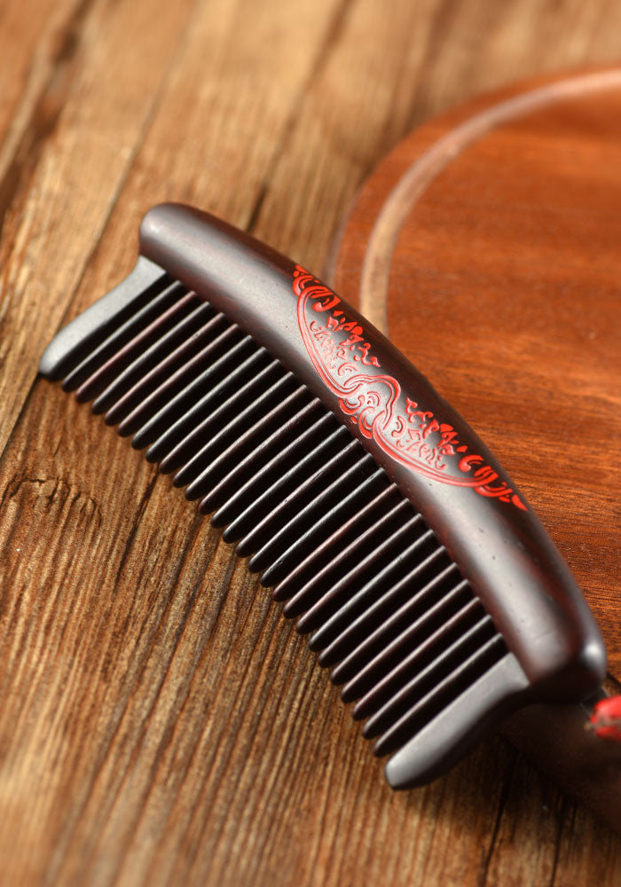 Lucky Cloud Hair Comb - Detangling Brush for Smooth & Shiny Hair - Perfect for Home, Travel & Salon Use