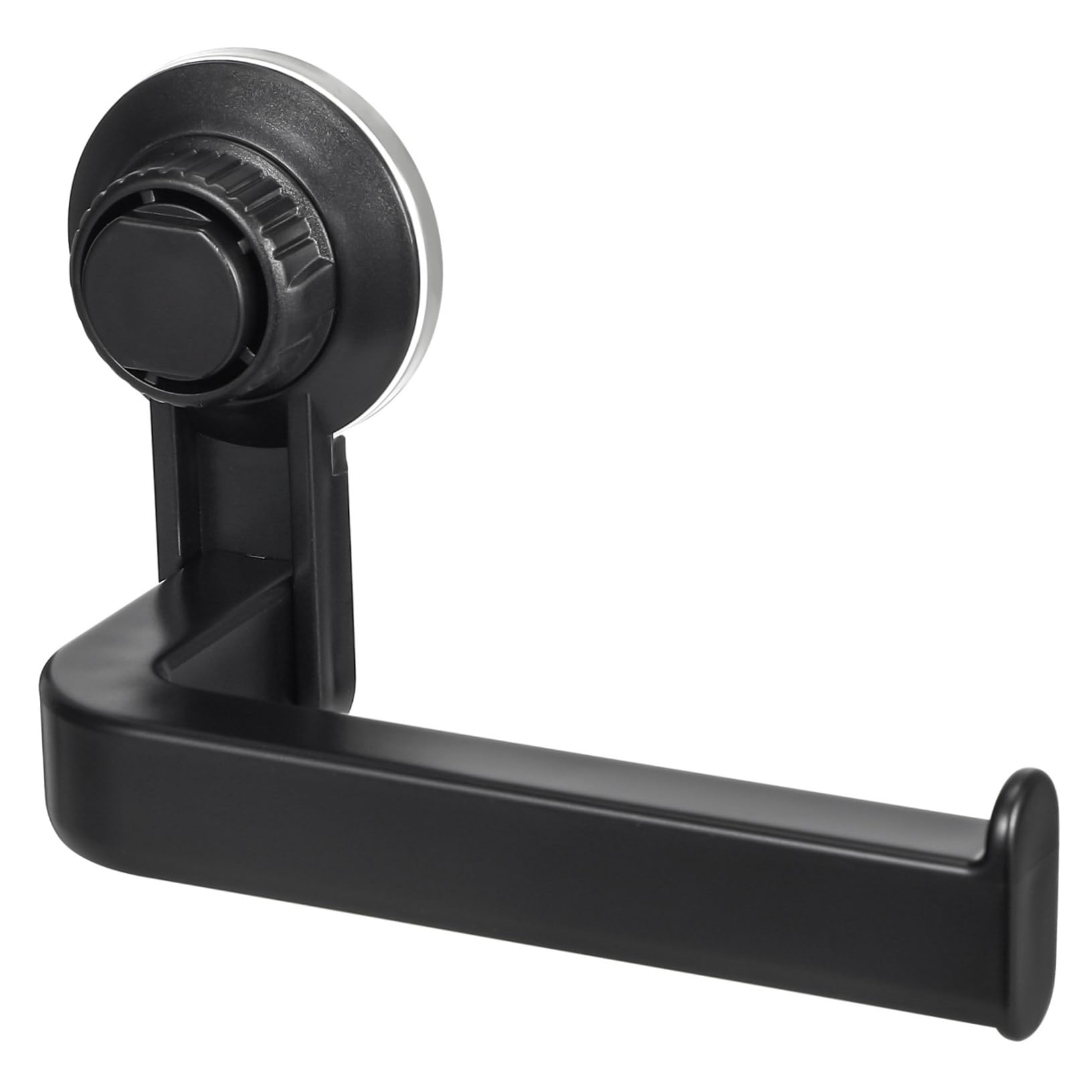 Zerodeko Metal Wall Mount Coat Hanger & Paper Towel Holder - Black Toilet Paper Stand, Paper Dispenser & PVC Hanging Organizer for Bathroom, Kitchen, Office | Space-Saving Storage Solution for Towels, Utensils & Turkish Tea Glasses
