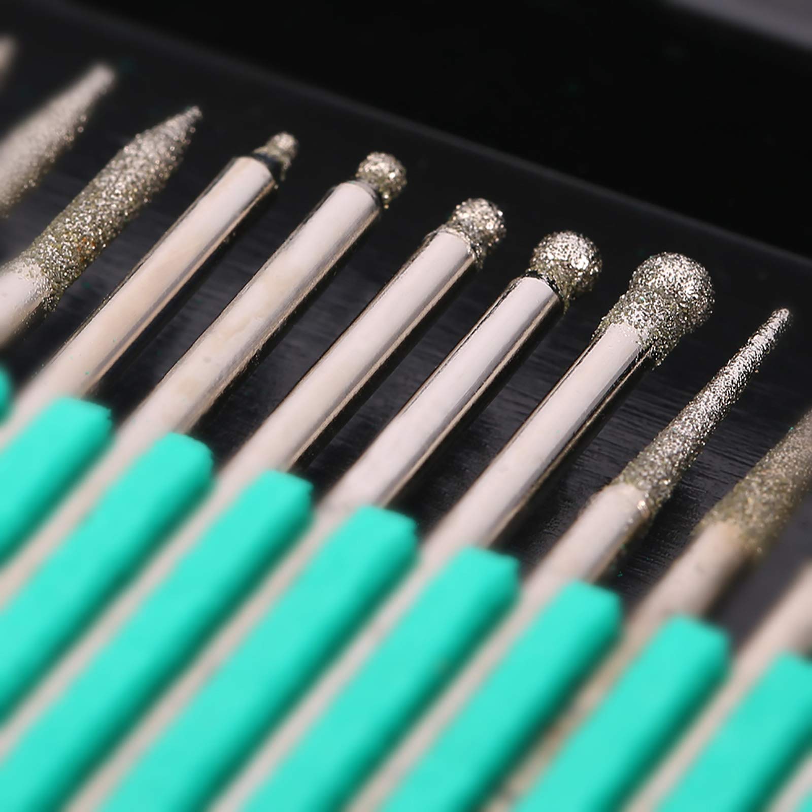 Ubersweet® 43Pcs Nail Drill Bits Kit for Nail Art Machine - Salon & Home Use