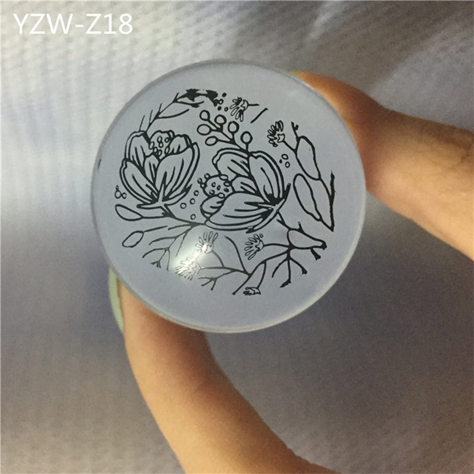 Snowflake Snowman Bowknot Lace Nail Stamp Template - Round Nail Art Printing Plate for Manicure, Salon & Home Use - Christmas Nail Design Tool for DIY & Professional Nail Artists - Perfect for Holiday Parties, Gift Giving & Festive Nail Art