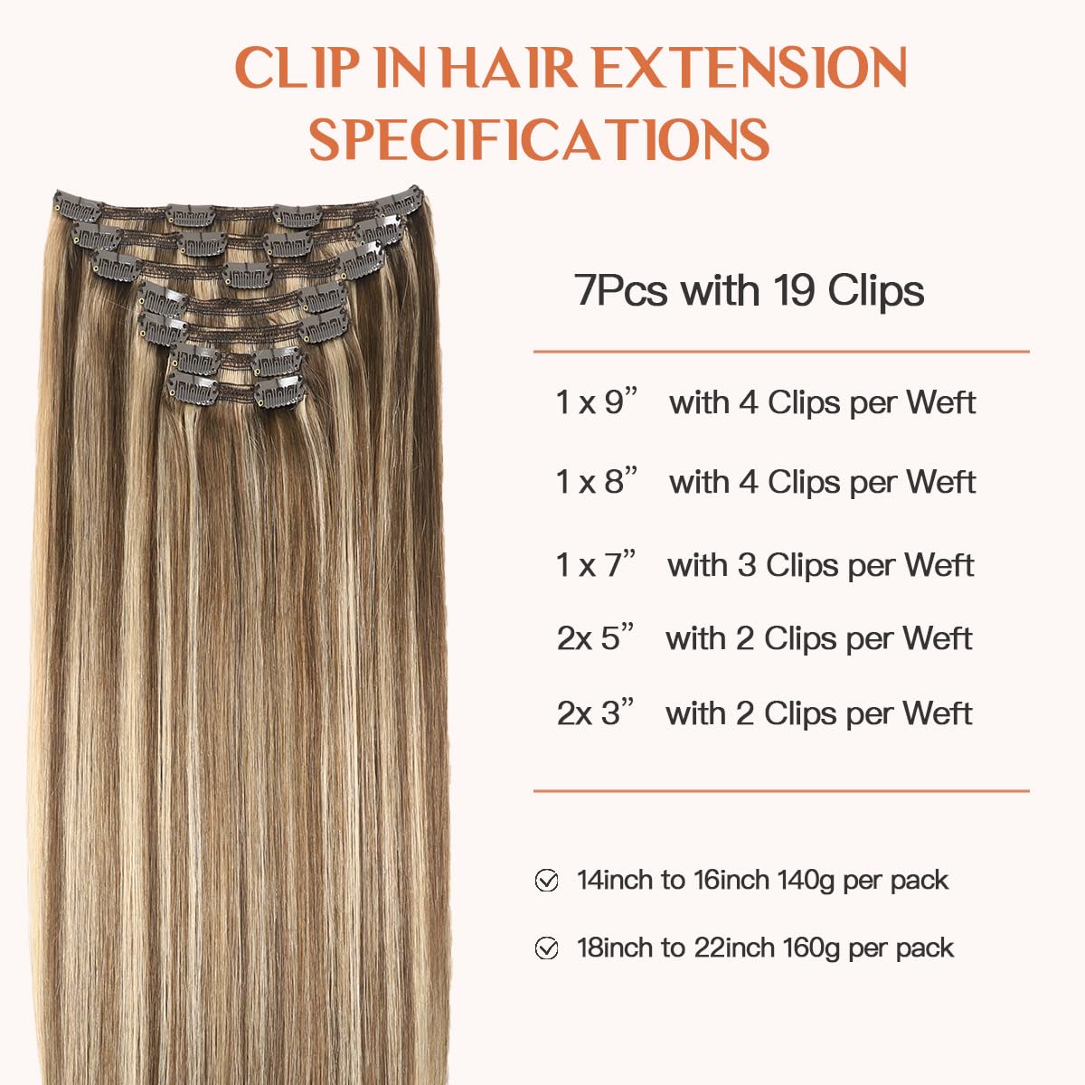 Silky Straight Clip-in Remy Human Hair Extensions for Women - 18 Inch Natural Black Hair Weft for Length & Volume - Perfect for Parties, Weddings & Daily Styling
