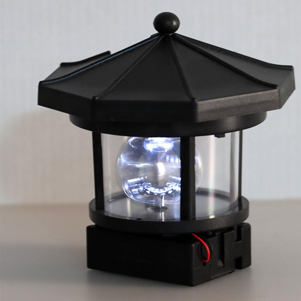Rotatable LED Solar Lighthouse Lights - Waterproof Outdoor Solar Walkway & Garden Lights for Yard Decor - Perfect for Pathways, Lawns, and Outdoor Landscaping