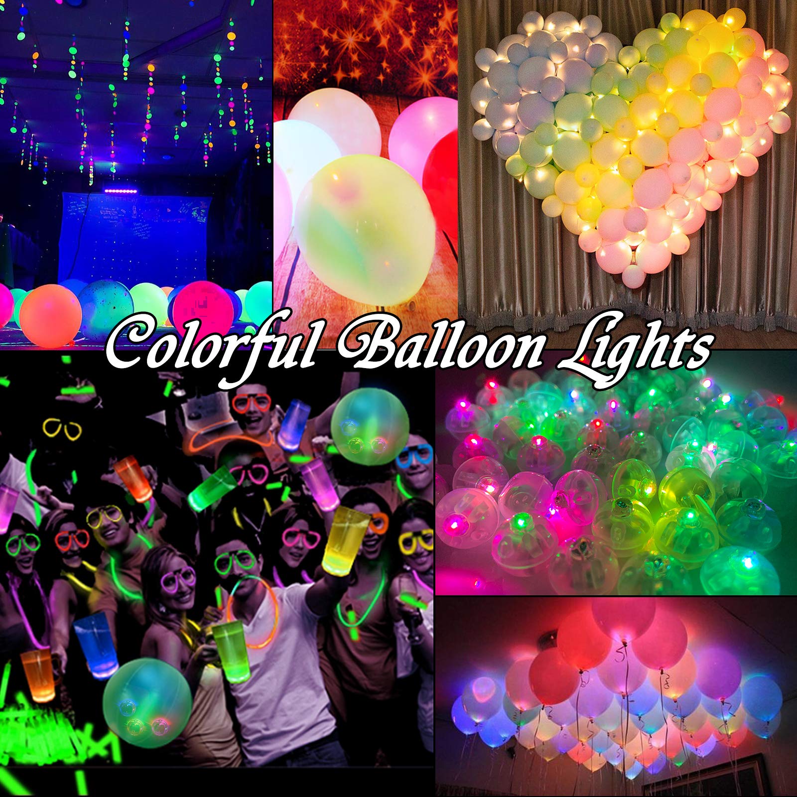 100 Pcs LED Orange Balloon Lights - Tiny Round LED Lamps for Paper Lanterns, Indoor/Outdoor Party Decorations - Perfect for Birthday, Wedding & Event Lighting (Warm White Glow) - Create Magical Atmosphere for Garden Parties, Baby Showers & Holiday Celebrations