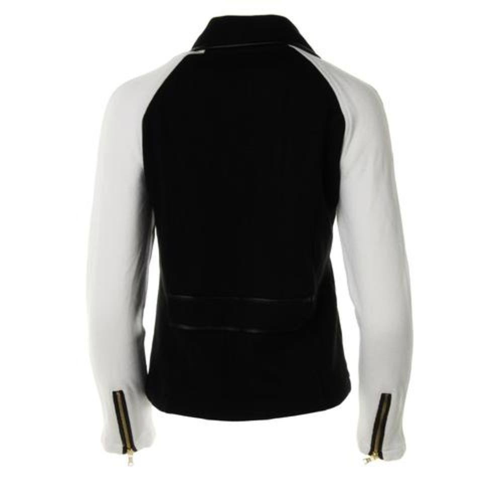 525 America Women's Color Block Moto Zip Jacket - Stylish Casual Outerwear for Fall & Winter | Perfect for Daily Wear, Commuting and Outdoor Activities