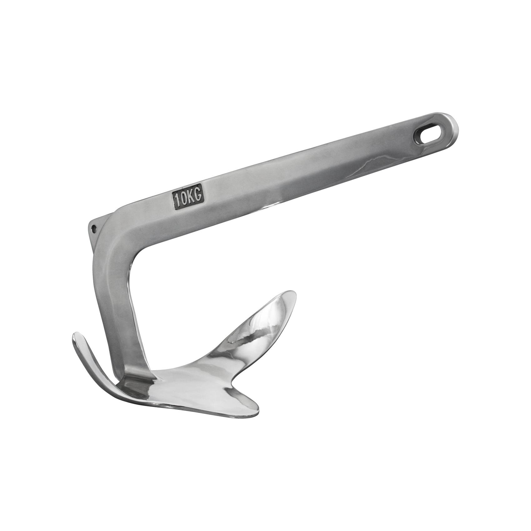 Premium Stainless Steel Bruce/Claw Boat Anchor - Heavy Duty Marine Grade Galvanized Anchor for Fishing Boats, Yachts & Sailboats - Perfect for Saltwater, Freshwater & Offshore Use