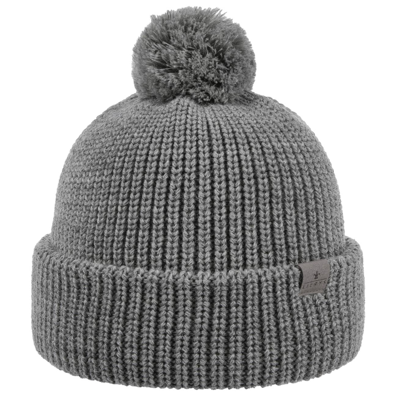Lierys Knit Bobble Hat - Warm Winter Beanie for Men & Women - Cozy Cable Knit Pom Pom Hat for Cold Weather - Perfect for Skiing, Snowboarding & Outdoor Activities