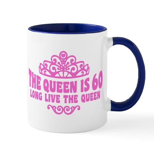 White/Navy Inside - Funny 60Th Birthday Mug