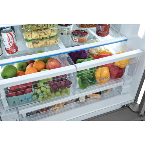 Frigidaire 36-Inch French Door Refrigerator with 27.8 cu. ft. Capacity, Ice & Water Dispenser - FRFS2823AS [Open Box] - Perfect for Modern Kitchens & Large Family Homes