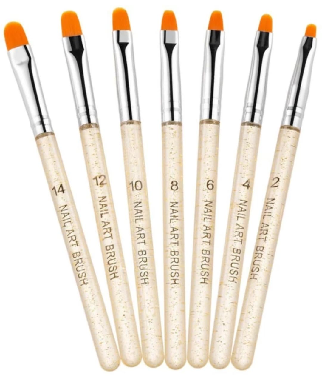Professional UV Gel Nail Brush Set - Poly Extension Gel Brush, Nail Art Tips Builder Brush & Painting Pen for Acrylic Nails - Perfect for Salon, Home Manicure & DIY Nail Art Designs
