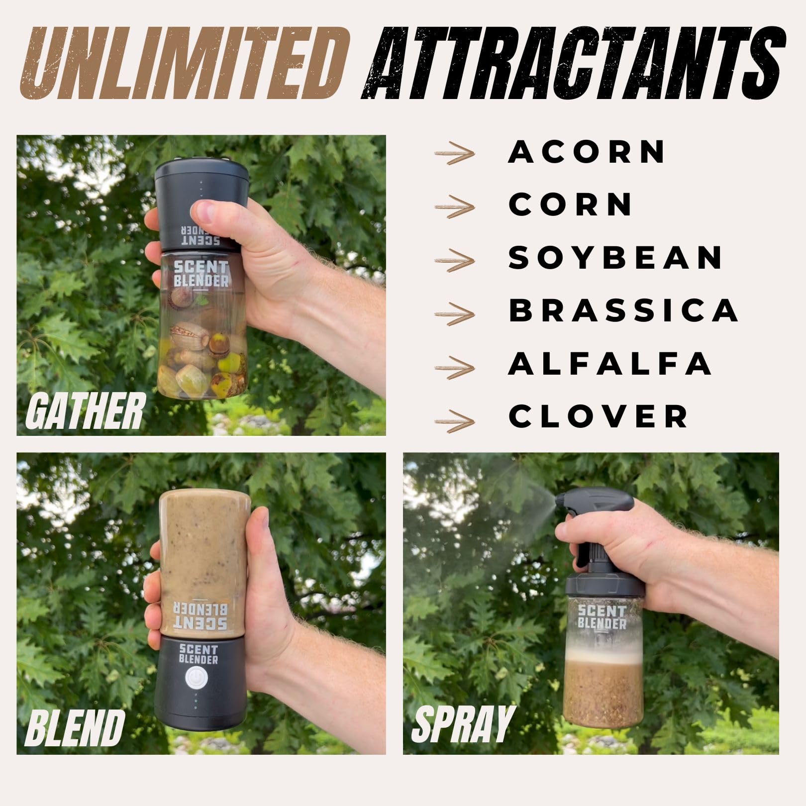 Best Deer Hunting Attractant Spray - Bear & Elk Scent Lure for Hunting & Trapping | Create Natural Cover Scents | Essential Hunting Gear for Outdoor Adventures