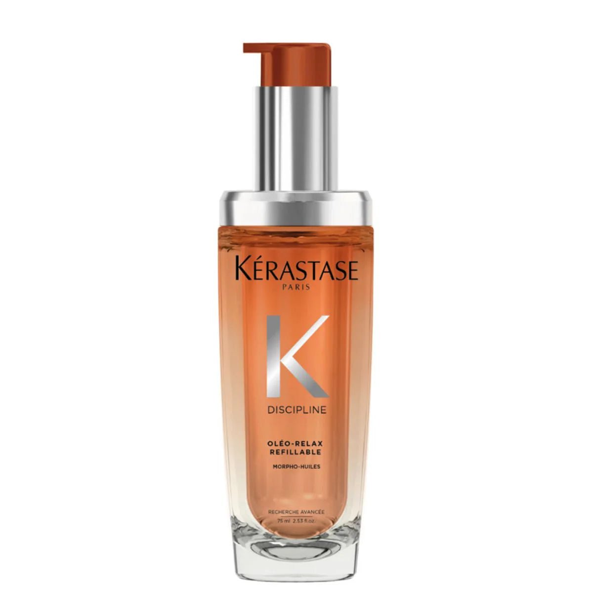 Kérastase Discipline Hair Oil for Frizzy Hair - Refillable Bottle - Smooth & Shine Treatment for Dry, Damaged Hair - Perfect for Daily Use & Styling