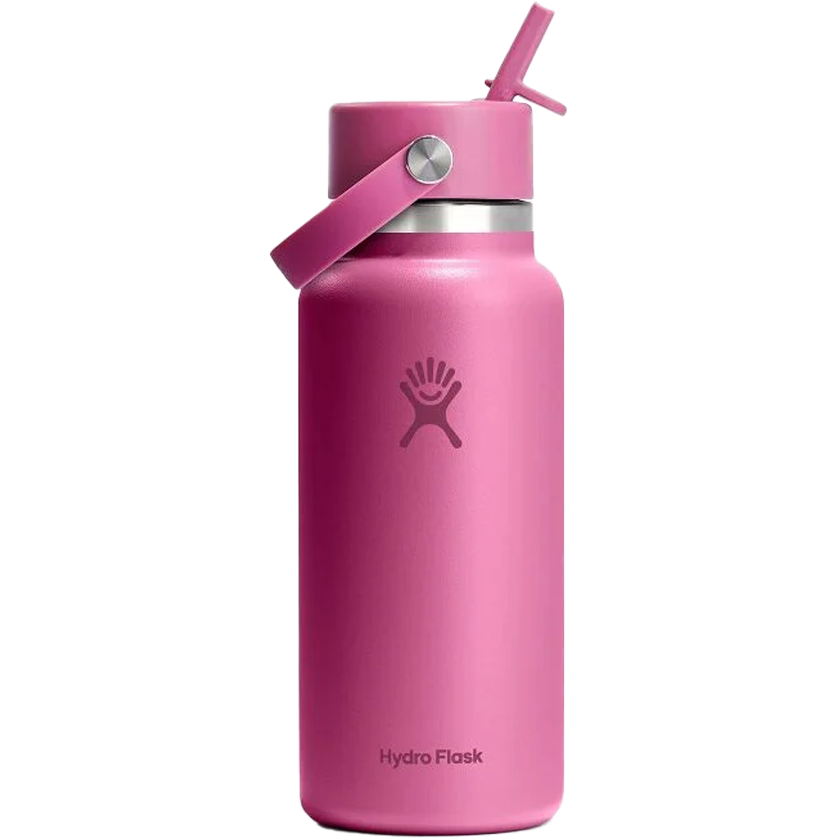 32 oz Wide Mouth Water Bottle with Flex Straw Lid - Leak Proof, BPA Free, Ideal for Gym, Hiking & Outdoor Activities