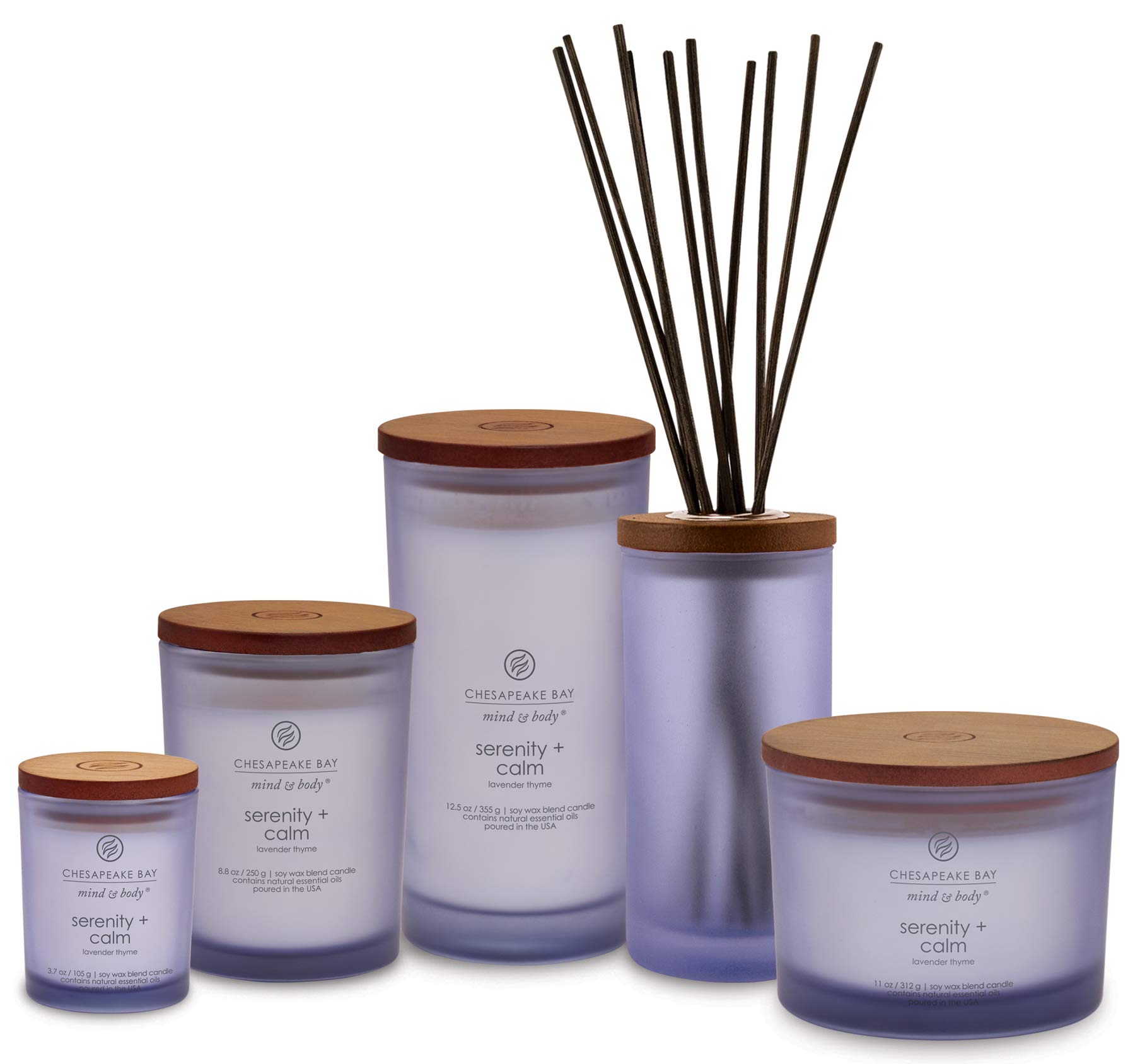 Chesapeake Bay 3-Wick Scented Candle - Cashmere Jasmine for Home Relaxation
