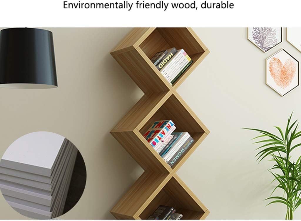 Nordic Creative Bookshelf - Modern Minimalist Forged Iron Shelf for Living Room & Study - Book Storage & Display Organizer - Perfect for Home Office, Dorm, and Small Spaces