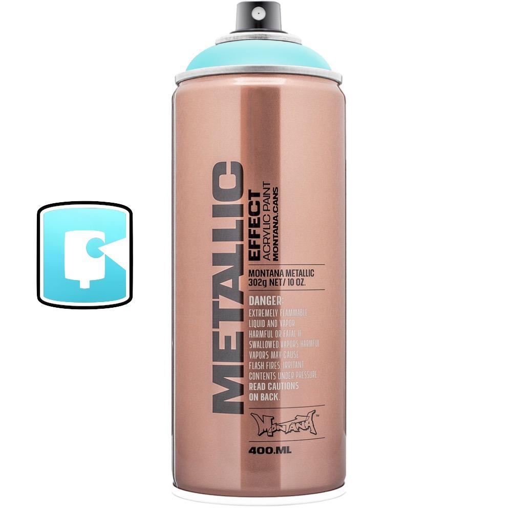 Montana Metallic 400ML Spray Paint Can - Premium Aerosol Paint for DIY Crafts, Automotive Touch-Ups & Home Decor Projects