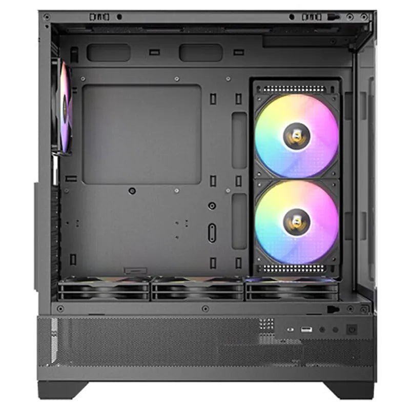 Antec CX700 ARGB Elite Mid Tower PC Case - Black Tempered Glass, High Airflow Design, 7 Fan Mounts - Perfect for Gaming Rigs & Workstation Builds