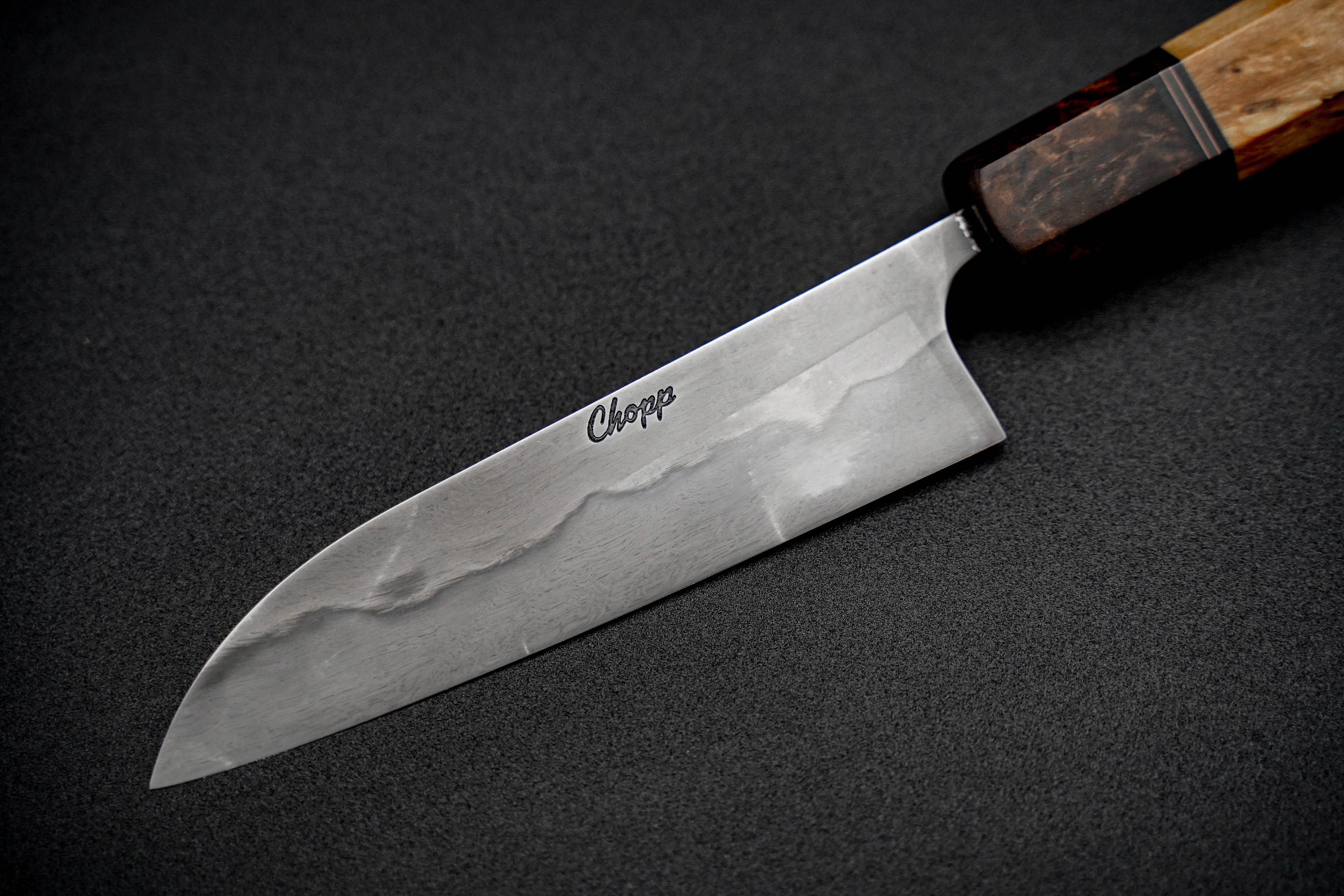 Premium Jamison Chopp 135mm 1095 Honyaki Petty Knife - Japanese Style Chef's Knife for Precision Slicing, Peeling & Garnishing - Perfect for Home Cooks & Professional Chefs