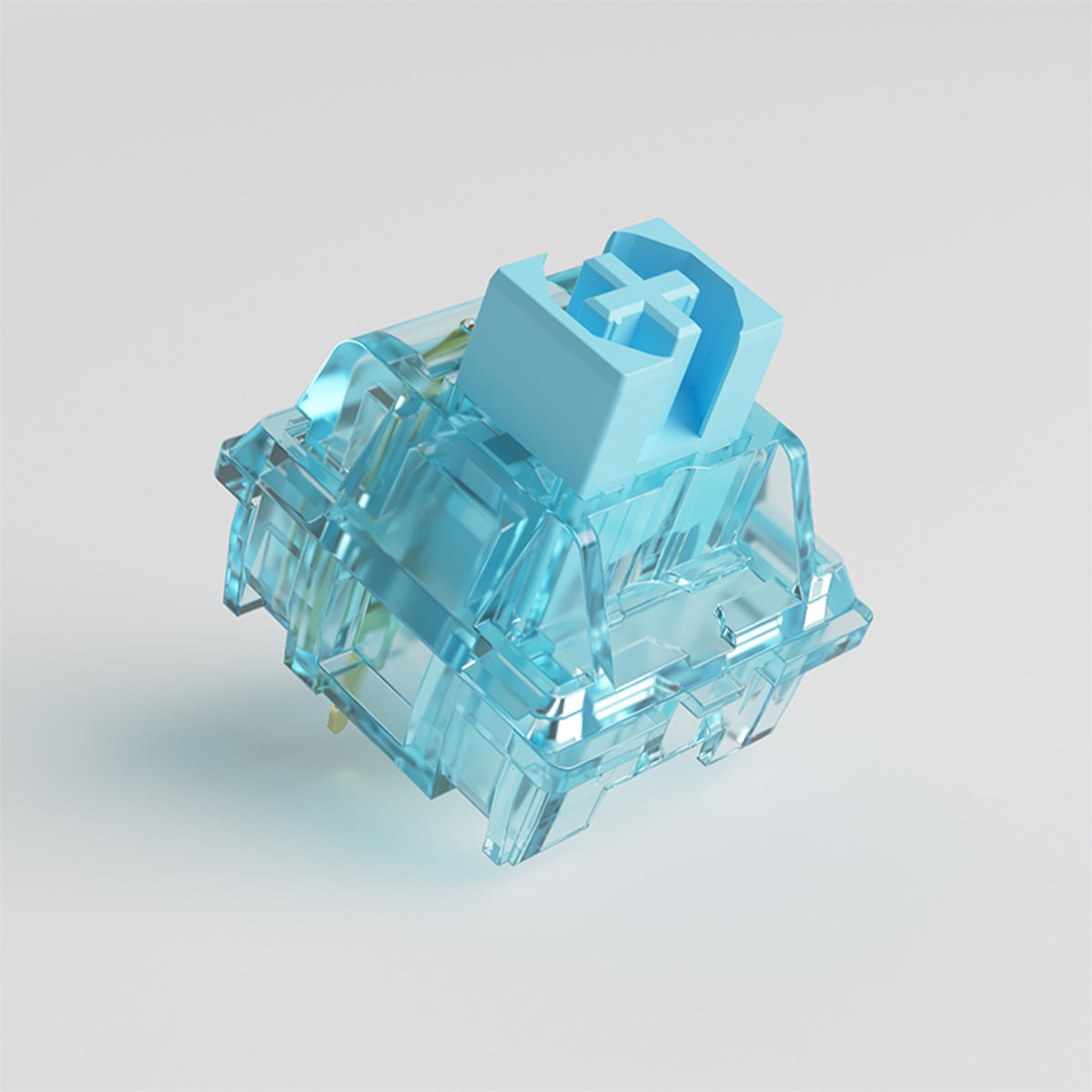 Akko CS Jelly Blue Mechanical Keyboard Switches - 45 Pack | Tactile Clicky Switches for Gaming & Typing | Compatible with DIY Custom Keyboards
