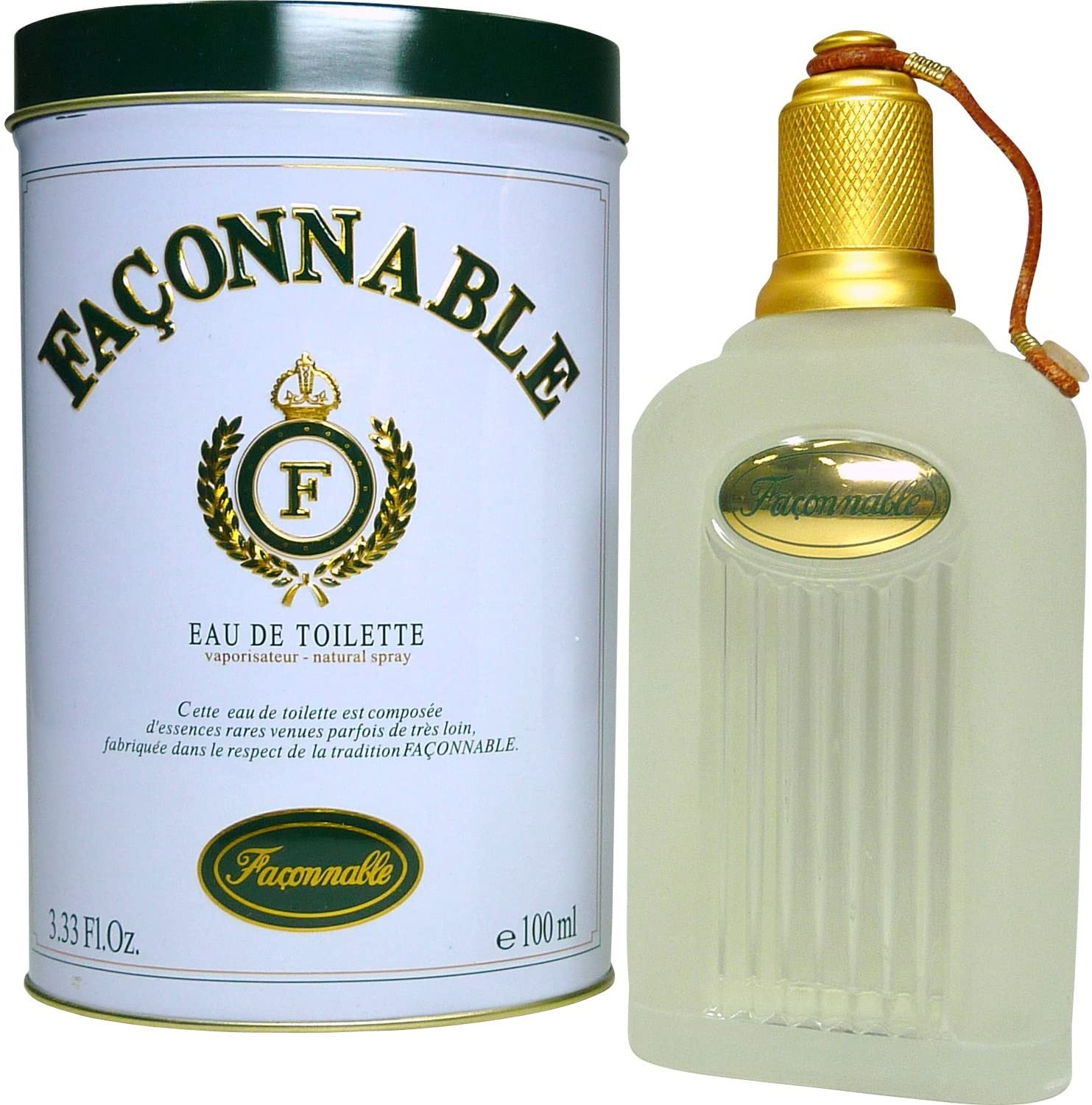 Faconnable Men's 100ML Eau De Toilette Spray - Fresh & Masculine Cologne for Daily Wear, Office & Date Nights