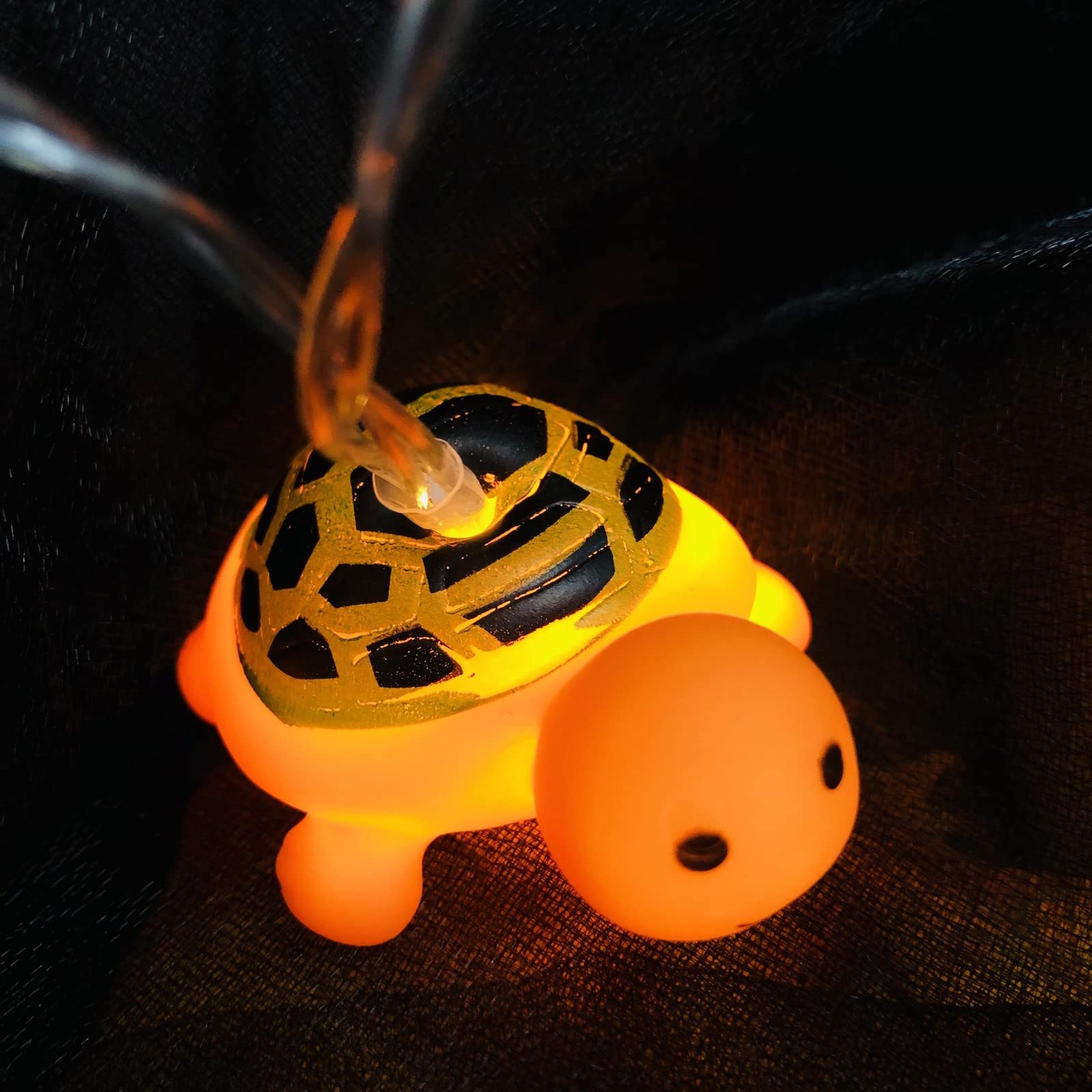Cute Turtle Night Lights - Battery Operated LED String Lights for Kids Bedroom, Nursery, Home & Holiday Decor (10 LED, 1.65m) - Perfect for Bedtime, Birthday Parties & Christmas Tree Decorations