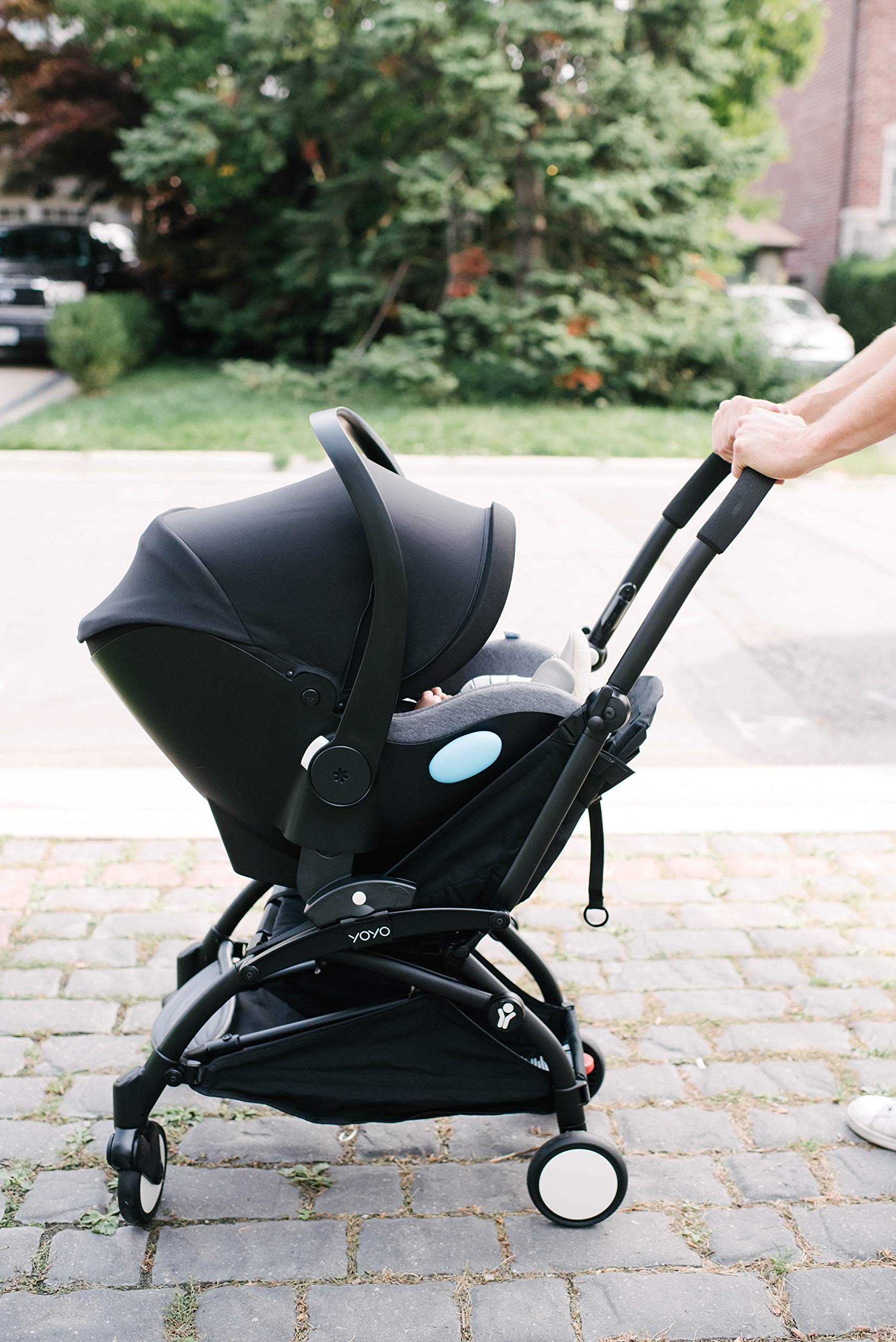 Clek Liing Infant Car Seat - Thunder | Lightweight, Safe & Comfortable Baby Car Seat for Newborns | Perfect for Travel, Daily Commutes & Family Road Trips