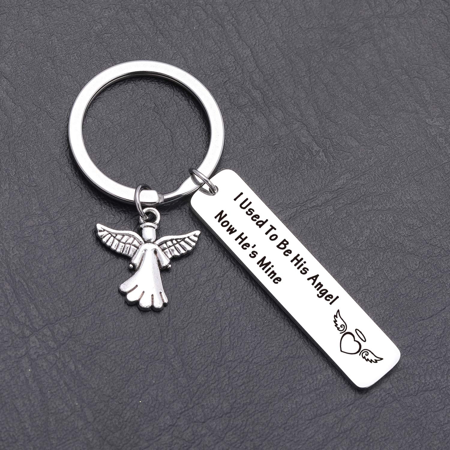 Guardian Angel Keychain - Memorial Gift for Dad, Grandpa, Uncle - Sympathy Gift for Loss of Loved One - Inspirational Keepsake for Grieving & Remembrance - Perfect for Funerals, Memorial Services & Comforting Loved Ones