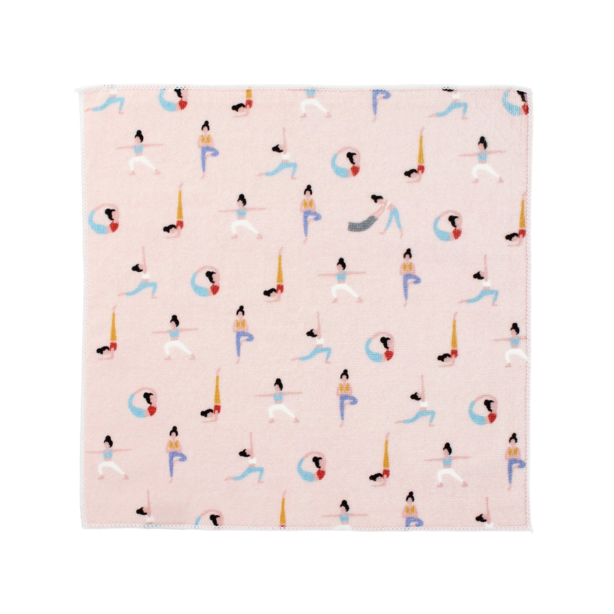 Antibacterial Deodorant Handkerchief for Yoga & Gym - Breathable Pink Sports Towel - Perfect for Workouts, Running, and Outdoor Activities