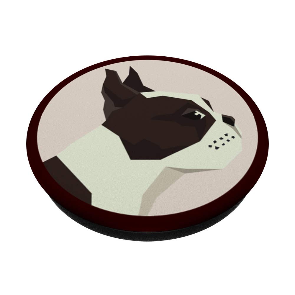 Boston Terrier PopSockets - Cute Phone Grip & Stand for iPhone, Android & Tablets | Perfect Gift for Dog Lovers & American Gentleman Fans | Great for Work, Travel & Daily Use