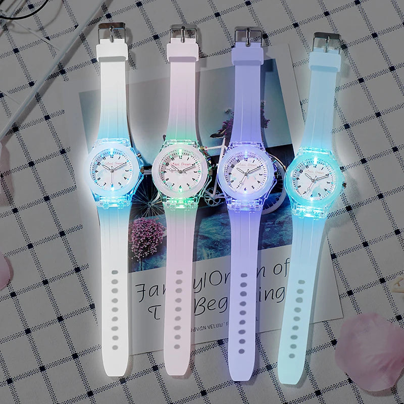 Waterproof LED Flash Wristwatch for Men Women - Digital Sports Watch with Alarm, Stopwatch - Perfect for Running, Hiking, Gym Workouts