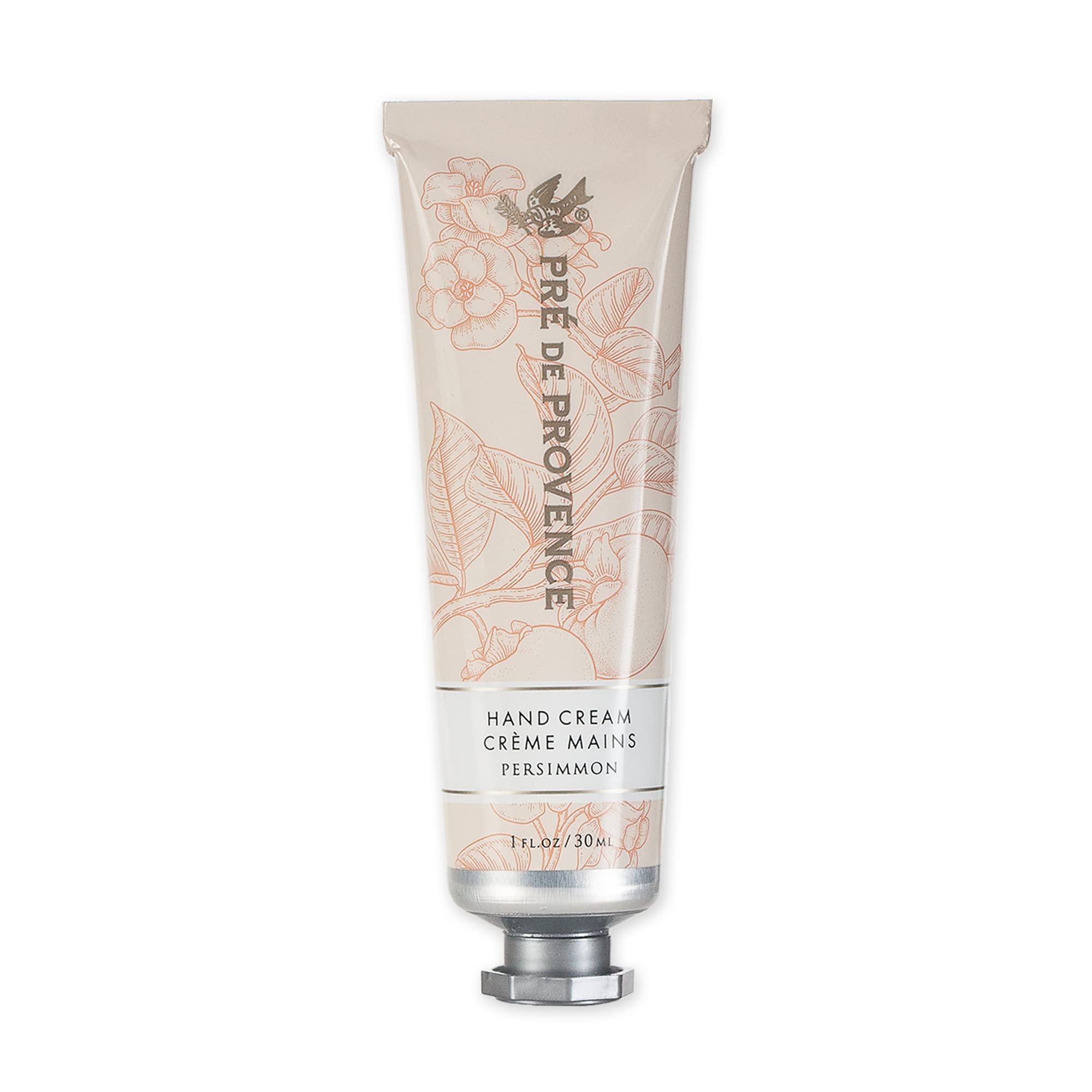 Pre de Provence Shea Butter Hand Cream - Ultra Rich & Nourishing Moisturizer for Dry Hands, 30ml, Persimmon Scent | Perfect for Winter Care, Office Use & Travel Skincare