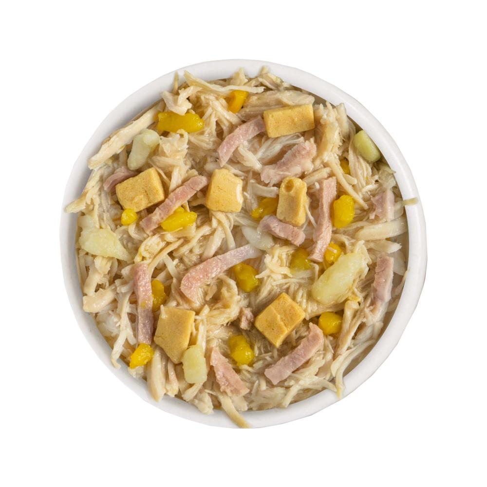 Premium Chicken, Egg, Pumpkin & Ham in Gravy Canned Dog Food - High Protein Grain-Free Wet Food for Adult Dogs - Perfect for Mealtime, Training Treats & Senior Dogs with Sensitive Stomachs