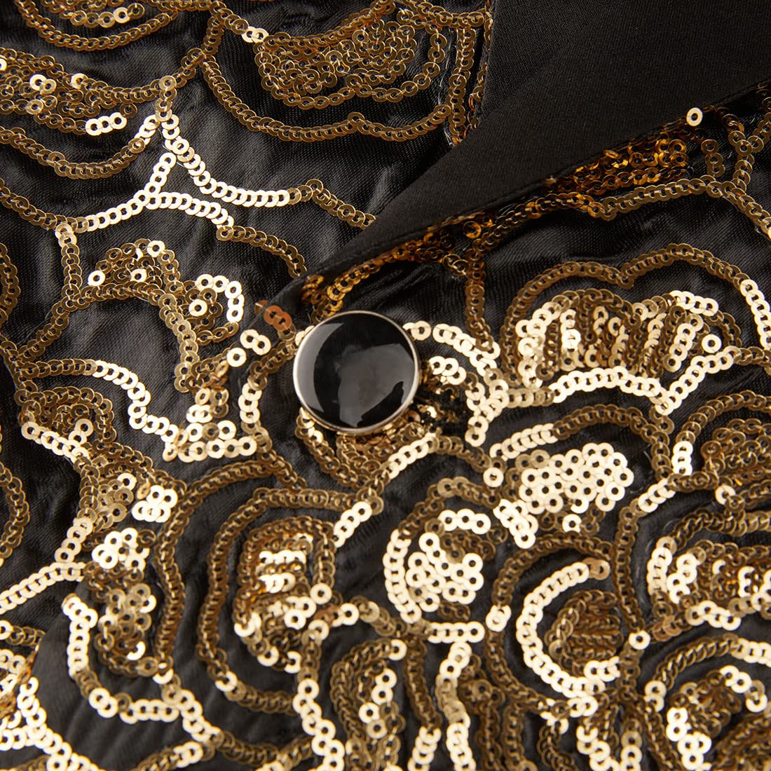 Stylish Men's Sequin Blazer with Colorful Patterns - Perfect for Parties, Weddings & Special Occasions