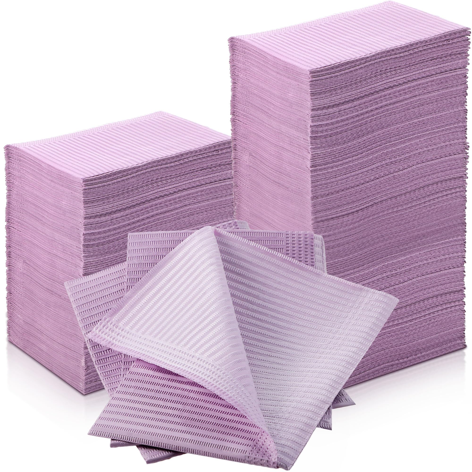 Newwiee 750 Pack Disposable Dental Bibs - Waterproof Tattoo & Nail Art Tray Covers (13