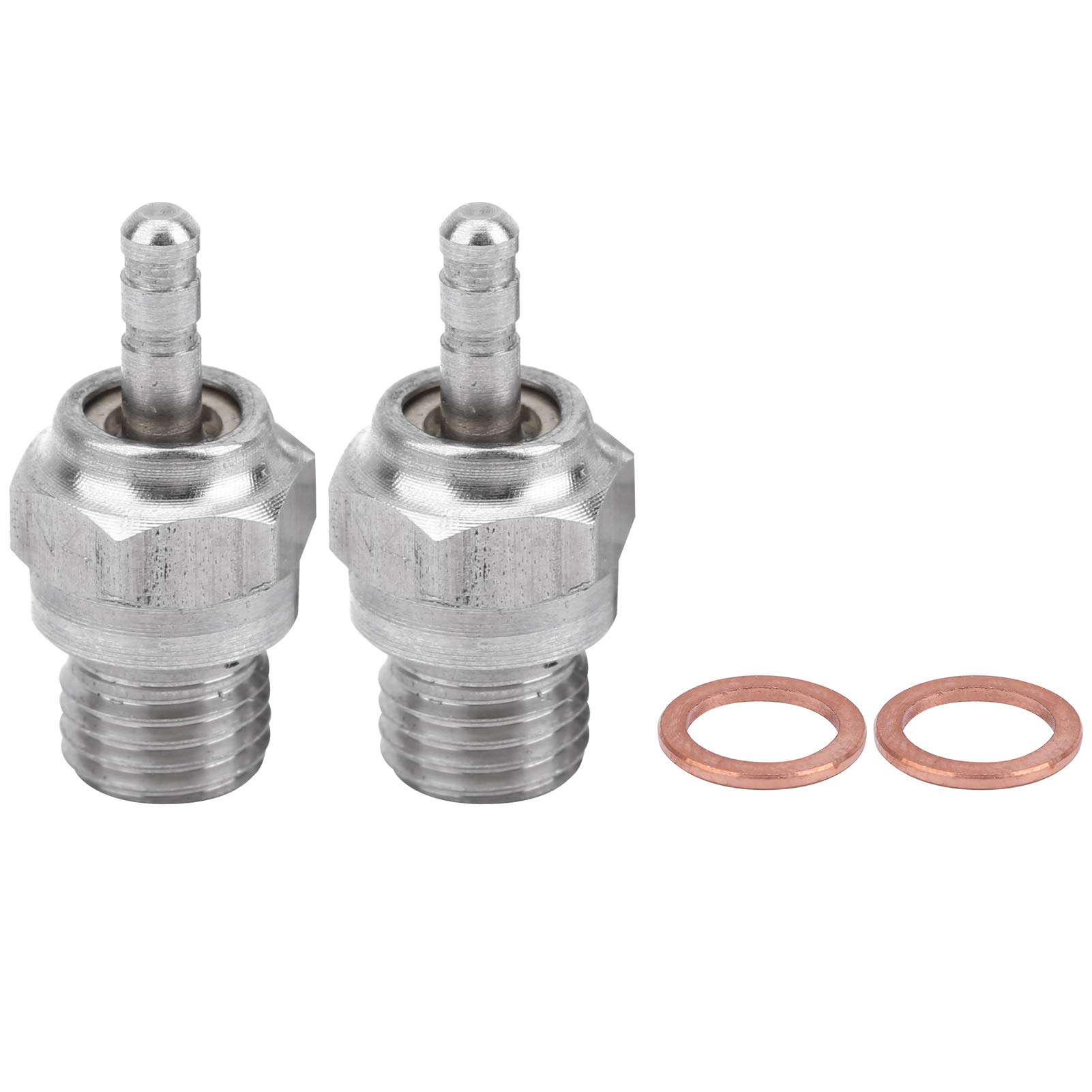 Wosume N4 Spark Plug for RC Cars - Eco-Friendly Silver 17.2mm Plug Compatible with HSP Oil-Powered Model Cars - Perfect for Adults & Kids Outdoor Racing and RC Accessories Upgrades