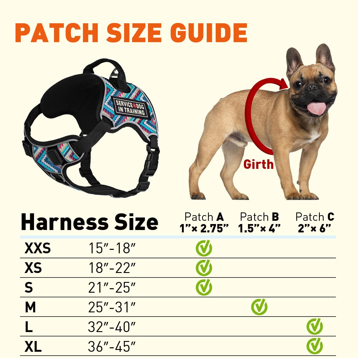 No-Pull Dog Harness with Reflective Vest - Adjustable 18-22 inch Aztec Design, Quick Release Buckles & Handle - Perfect for Training, Walking & Outdoor Adventures