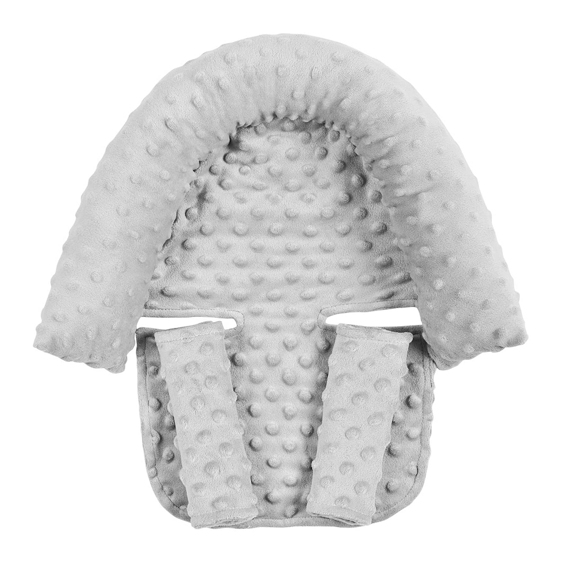 Baby Car Seat Head Support Pillow - 2-in-1 for Newborns in Cars & Strollers