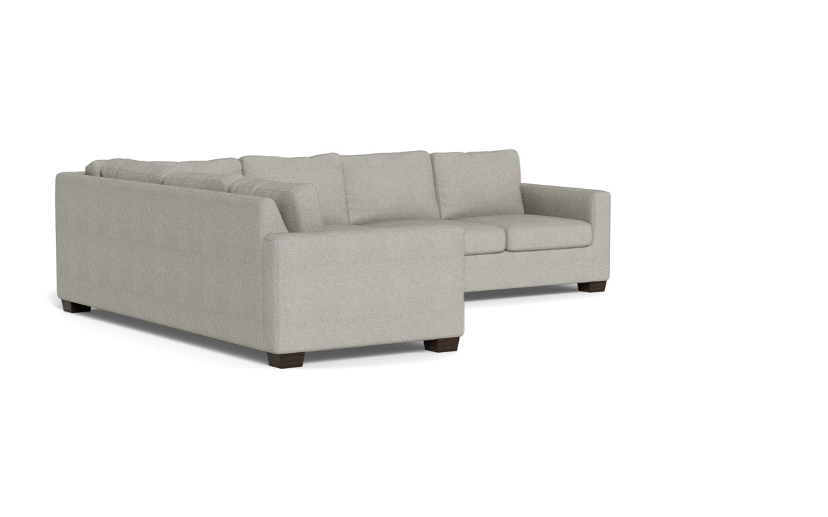 Track 121 Left Corner Sectional with RAF Sleeper Sectional Sofa - Modern L-Shaped Couch for Living Room, Family Room & Home Theater Comfort