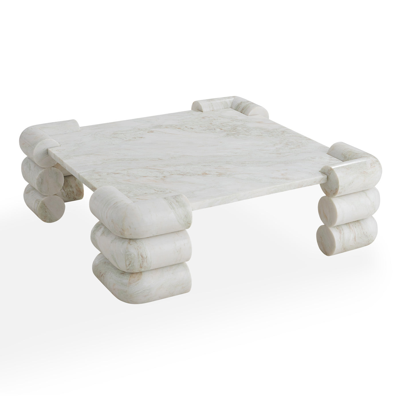 Modern Glass Top Marble Base Cocktail Table - Stylish Living Room & Lounge Furniture for Home Decor
