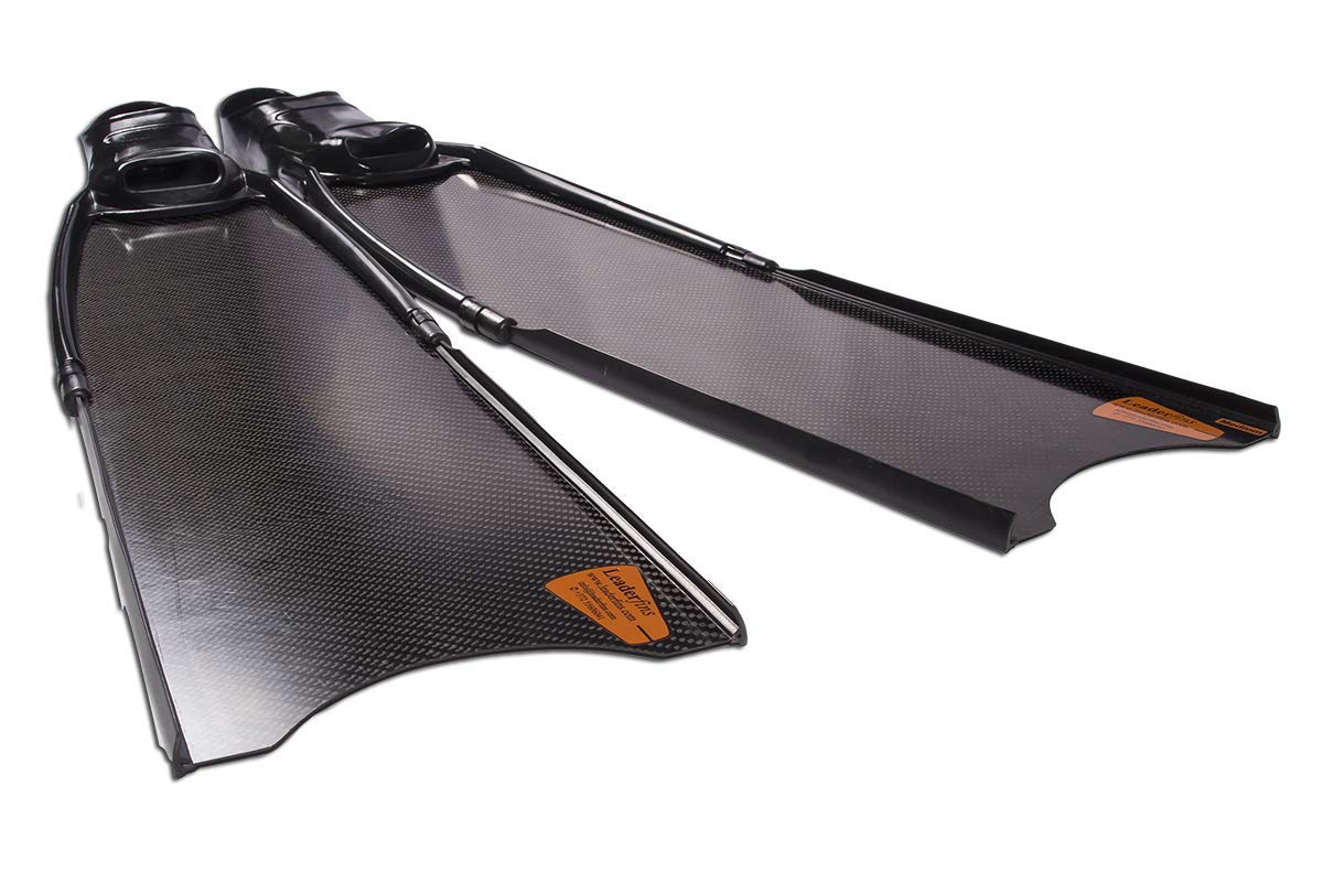 Premium Pure Carbon Fiber Freediving Fins for Spearfishing - Lightweight & High Performance Diving Gear for Ocean Adventures