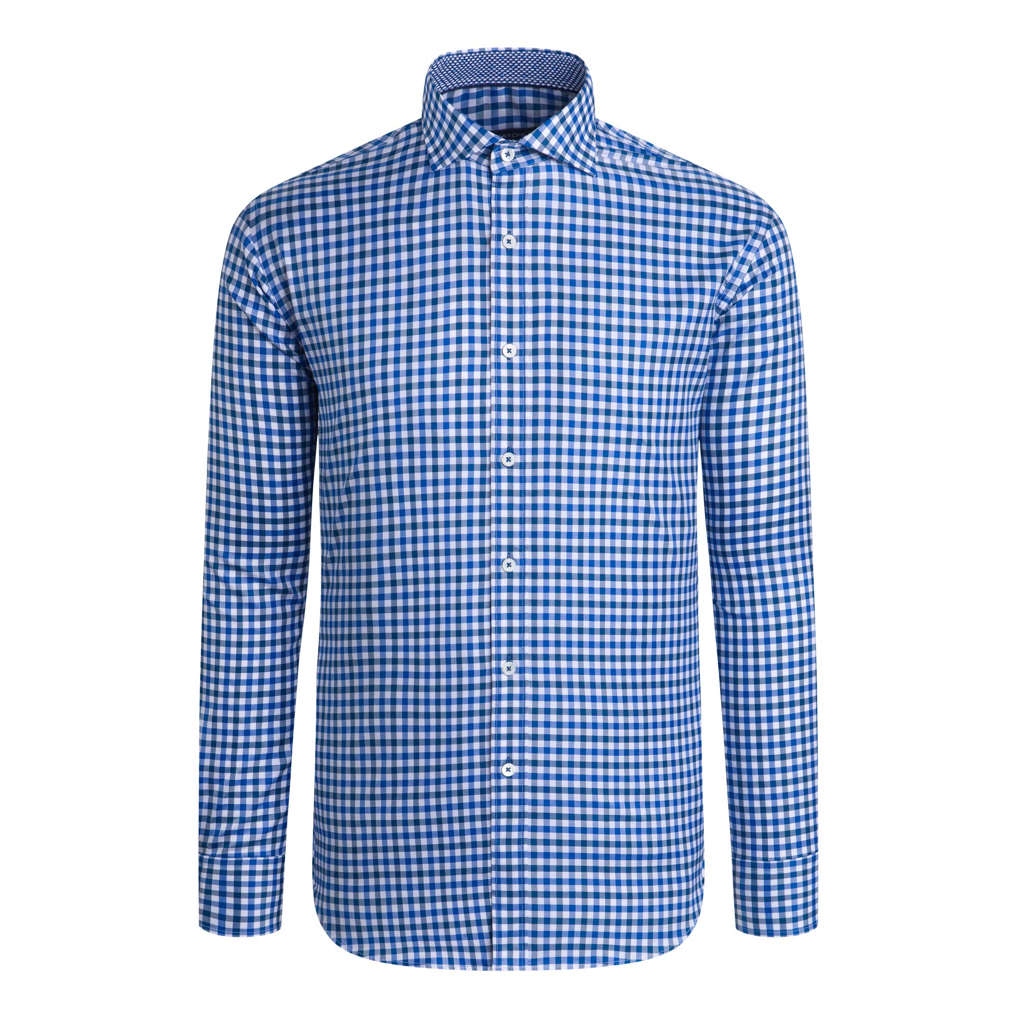 Bugatchi Men's Slim Fit Fashion Dress Shirt - Premium Cotton Business Casual Shirt for Work, Office & Formal Occasions